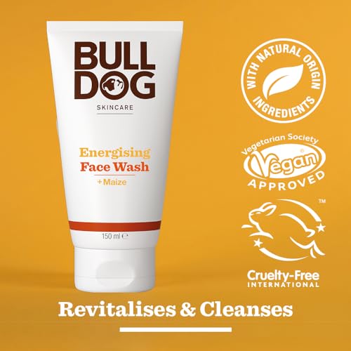 BULLDOG SKINCARE - Energising Face Wash For Men | Revitalising Face Cleanser | 150 ml - Image 3