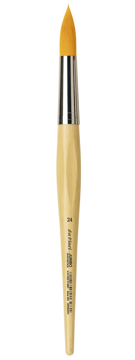 Pinceau aquarelle Da Vinci Series 300 Jumbo taille 24 pour peindre vos paysages en atelier
