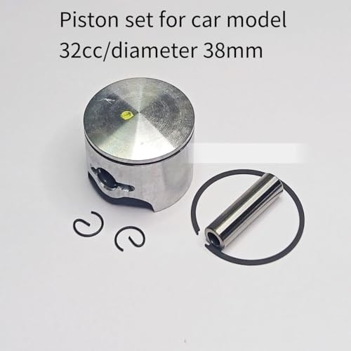 34MM Engine Piston for 26cc Gas RC Boats, High-Performance Replacement Part for Marine Models