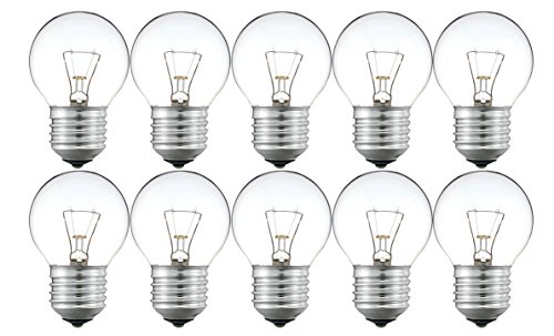 Preisvergleich Produktbild 10 x Philips Leuchtmittel Glühlampe Glühbirne Lampe Tropfen 25W E27