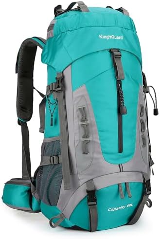 Mochila de caminhada 60L masculina feminina à prova d'água para a...