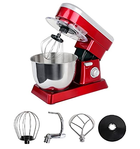 Dozeeli – Multifunktions-Kuchenmaschine, Knetmaschine, 6,3 l, 1500 W, leistungsstark, Küchenmaschine mit Knethaken… – Bild 5