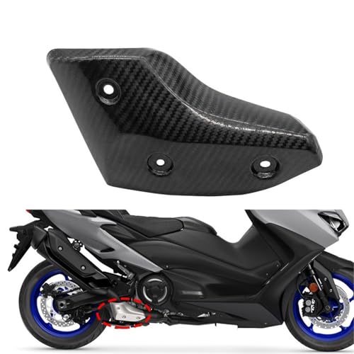 Protector térmico de escape para TMAX 560 embellecedor anticalórico de motocicleta 2
