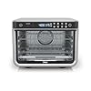 Ninja dt201 foodi 10 in 1 xl pro air fry digital countertop convection toaster oven with dehydrate and reheat 1800 watts stainless steel finish silver  urban country home decor