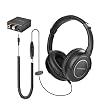 Avantree HF2039 Kopfhörer Over Ear mit langem Kabel für TV, Optische/RCA/AUX Unterstützung, 5m verlängertes Spiralkabel…