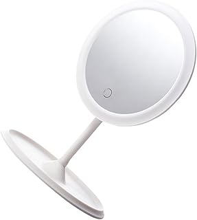 El espejo llevado del maquillaje del espejo l...