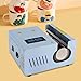 Dual Mug Press Heat Machine 500W for 11-30oz Cups, 110V Automatic Tumbler Heat Press Straight Sublimation Blanks Skinny Tumblers DIY Cup Presser for DIY Customize Ceramic/Metal/Glass Mugs (Blue)