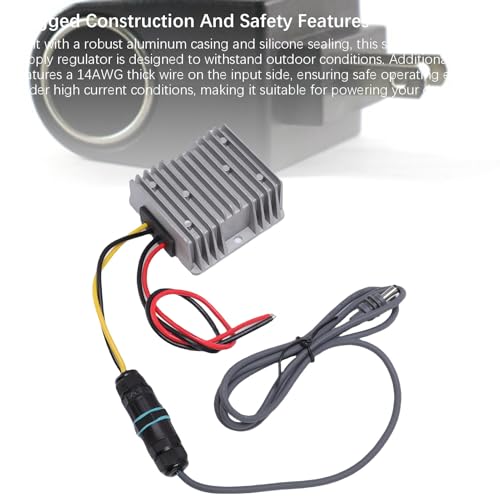 Convertisseur d'alimentation par satellite évite coupures kit 12V 24V à 57V routeur