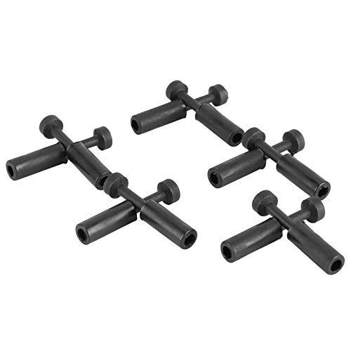 100 Peças Plugue Final Composto de Plástico 4pp Conector de Plugue de Tubo Encaixe Encaixes de Tubo