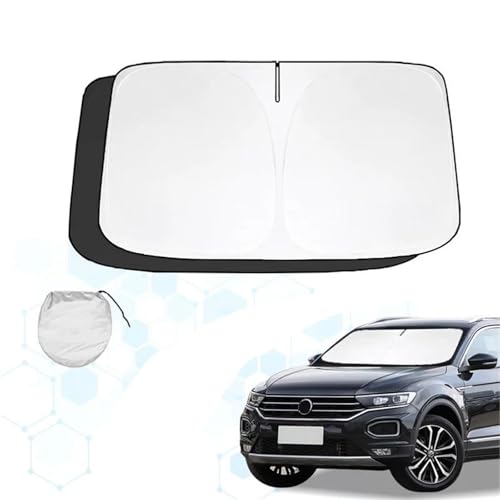Parasol para parabrisas de coche evita el salpicadero agrietado bloqueando rayos UV 2