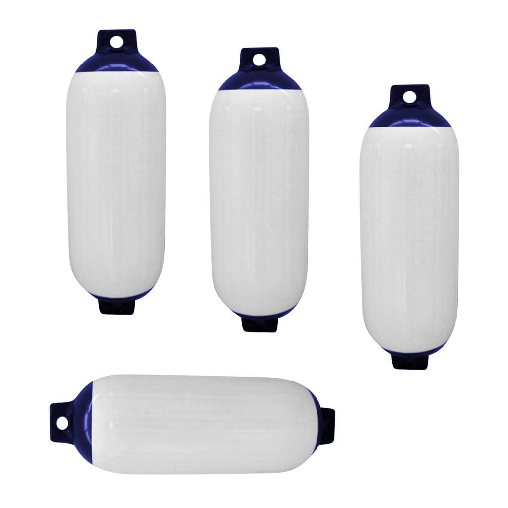The Style Sutra 4pcs Marine Boat Fender Premium PVC Bumper Dock Shield Protection Blue White|Motors | Parts & Accessories | Boat Parts |4 Pieces Boat-image-28