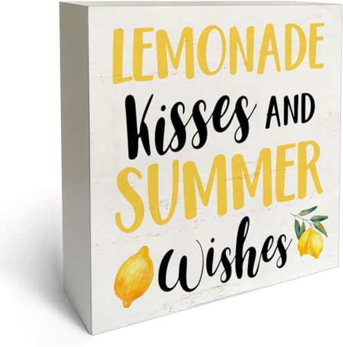 Cosrkee Rustic Farmhouse Style Lemonade Kisses And Summer Wishes Box