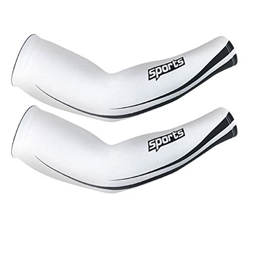EJDTOP Mangas de proteção UV para homens e mulheres, 1 par de mangas de proteção para basquetebol, c