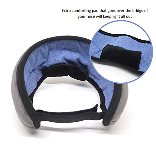 Andoer Fone de Ouvido Estéreo Sem Fio com Máscara para Dormir