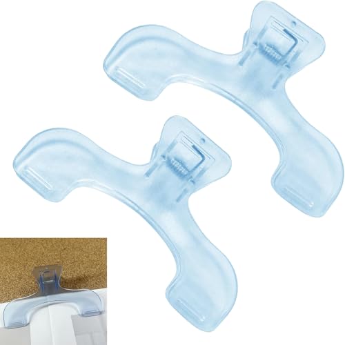 SIXHAOBU Lot de 2 Pince de support de page de livre transparente,accessoires d'ouverture de lecture de livre, pinces à livre pratiques et multifonctions pour la lecture pour zone de travail maison