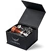 58mm Espresso Accessories Kit - Includes Coffee Distributor, Knock Box, Tamper, Dosing Funnel, and Wall-Mounted Portafilter Holder