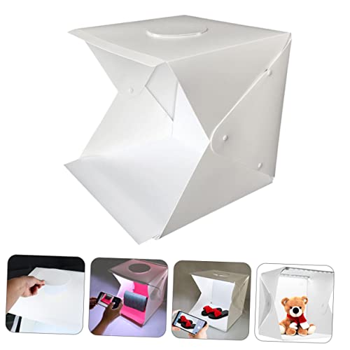 Veemoon 1 Unidade Caixa De Luz Led Mini Estúdio Fotográfico Tenda Dobrável Para Fotos Barraca De Fot