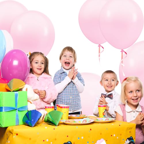 18 Inch Pastel Pink Big Balloons 12 Pack Large Latex Balloons Round Party Helium Balloon for Girl Birthday Party Baby Shower Gender Reveal Wedding Party Decorations