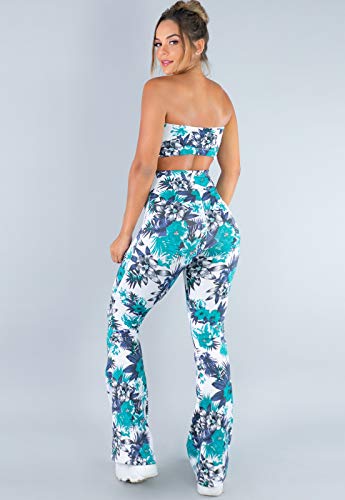 Calça Feminina MVB Modas Flare Pantalona Suplex