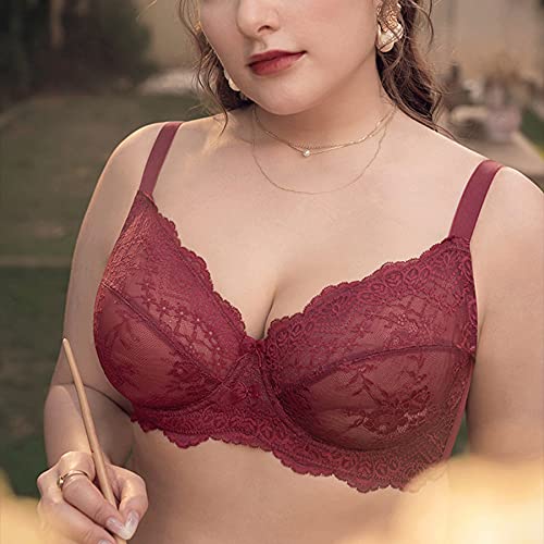 Soutien-gorge non doublé avec armatures WENJUN en dentelle fine - 3