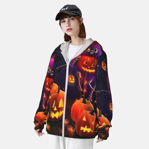 Chaqueta de protección solar hombre con capucha negra miniatura 4