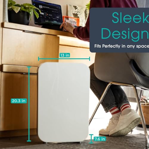 Alen BreatheSmart 35i Air Purifier with Medical-grade HEPA Filter with Odor Neutralizer - Ideal for Odor Control and Air Quality Support in 500-1,000 Sq. Ft.