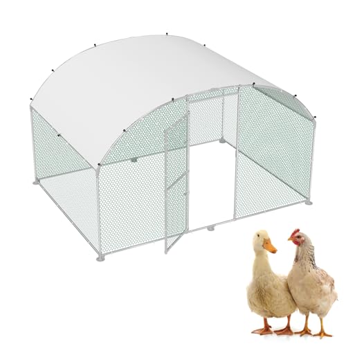 ORHEYA Gabbia per animali domestici, pollaio, in metallo zincato, 3