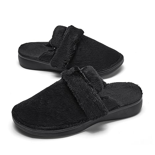 SOLLBEAM Womens Slippers House shoes with Arch Support Orthotic Heel Cup indoor outdoor sandals