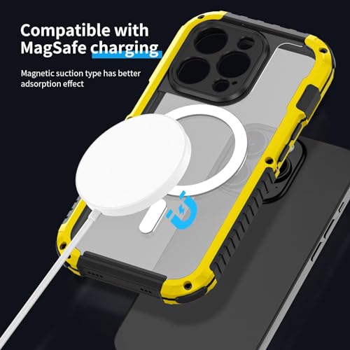 Coque iPhone 14 Pro Max silicone et métal antichoc compatible MagSafe - 4