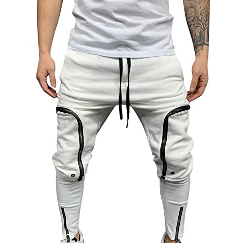 Pantalon de jogging homme sport et loisirs avec poches zippées de rangement