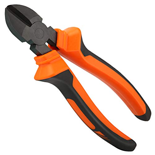Pince coupante de précision, BOENFU 19,1 cm diagonale, pince coupante de fil diagonale, noir-19,1 cm