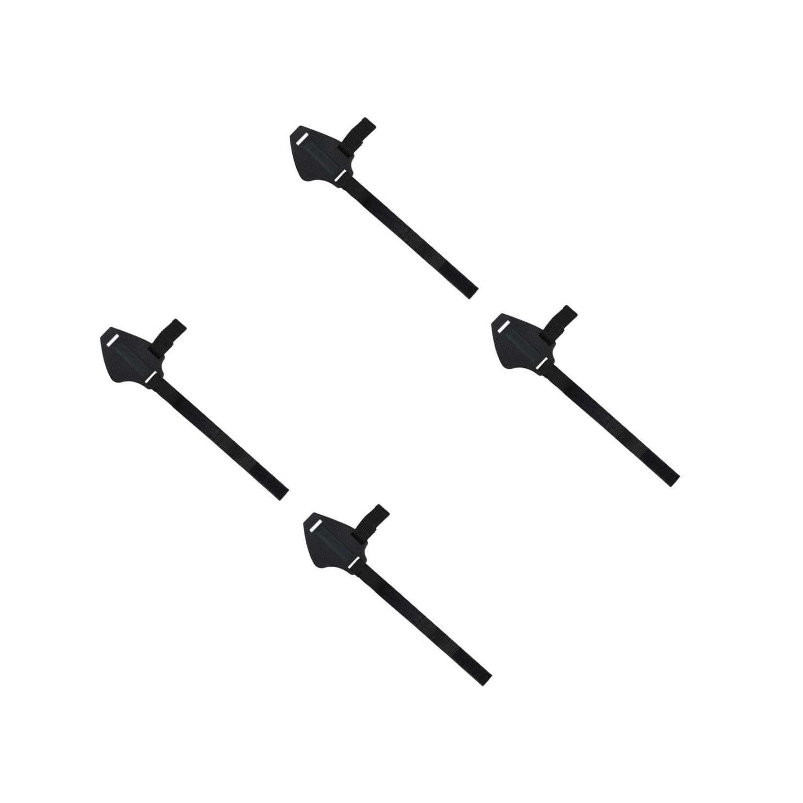 Chaussure de coussin de changement de vitesse iplusmile antidérapant noir 4 pièces pour bottes