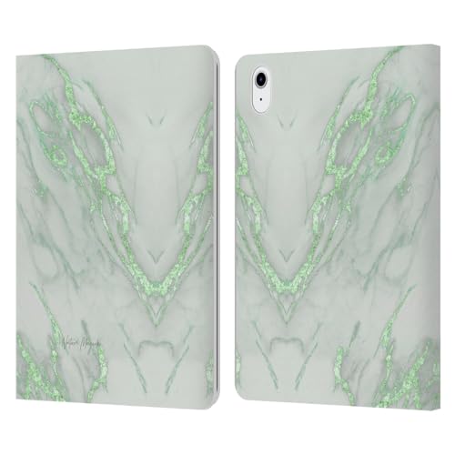 Étui portefeuille iPad Air étui marbre vert avec support intégré