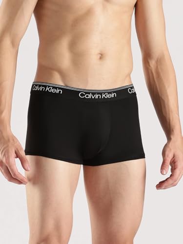 Image of Multi Solid Mid Rise Trunks - Pack of 3