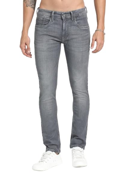 cool colors Men's Jeans | Relaxed Denim Ankle fit | Cotton Blend | Lt. Grey | JN1048-1-picture-27