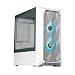 Produktbild Cooler Master TD300 Mesh White PC Gehäuse - Mini-Tower für Micro-ATX & Mini-ITX , Gehäuse für hohen Luftstrom, 2 x 120mm ARGB-Lüfter, Seitenwand aus gehärtetem Glas, abnehmbarer Deckel, ARGB/PWM-Hub