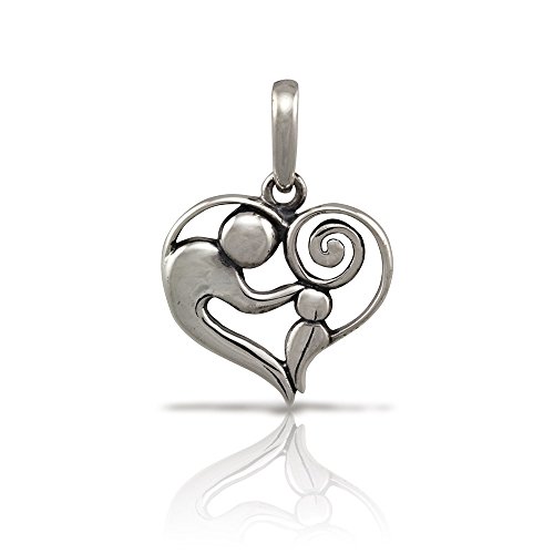 Argento sterling Withlovesilver mamma e bambino