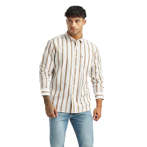 Image of Levi's Men's Striped Slim Fit Shirt