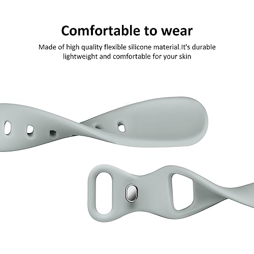 Image of Thin Slim Band Compatible with Apple Watch 38mm 40mm 41mm 42mm 44mm 45mm 46mm 49mm, Replacement Silicone Sport Strap for iWatch Series 11 /10 /9 /8 /7 /6 /5 /4 /3 /2 /1 Ultra SE Women Men, Succulent