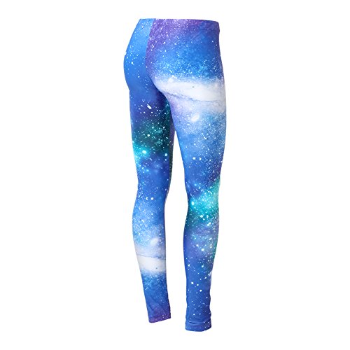 Alexandra Collection Youth Solar Galaxy Athletic Workout Leggings Galaxy Medium #TOP3