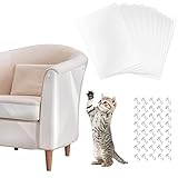 【Protector Arañazos Gatos Sofa】El funda sofá antiarañazos gato adapta a cualquier mueble. Este protector de muebles para gatos se puede instalar no solo en el sofá, sino también en mesas, sillas, asientos de automóviles y paredes para protegerlos de los gatos.