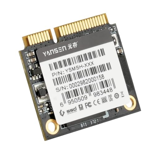 KingSpec MSATA Yansen 512 GB YSMSH-512 (Half Size) compatible con Apple