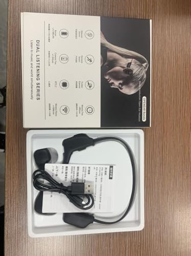 Bennanco Auriculares de Conducción Ósea Bluetooth 5.3 Open Ear - Auriculares IPX5 Impermeable y Resistentes al Sudor con Micrófono - Auriculares Deportivos Adecuado para Ciclismo, Correr y Fitness.