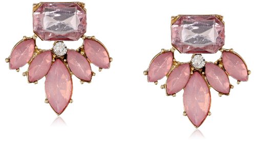 Amazon Collection Milky and Trans Stone Earrings