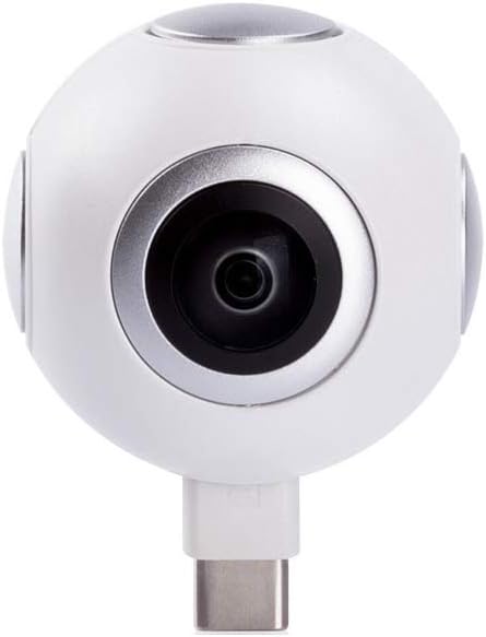 MidlandH360 Smart Action Cam, Full HD Video Camera for Android Smartphones, 360° Camera for Vlogging, YouTube, Facebook and Instagram