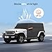 Carforu Cab Cover Compatible with Wrangler JK JL Unlimited 4 Doors 2007-2025 Wrangler Cover Waterproof All Weather Rain Cover Windproof Car Cover