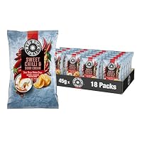 Red Rock Deli Sweet Chilli and Sour Cream Potato Chips 45 g (Pack of 18)