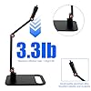 Gosknor Microphone Stand Desk, Max Load 3.3lb Adjustable Desktop Mic Arm Stand with Thread Adapters for Podcast Streaming Gaming Studio Table Mount Accessories #2