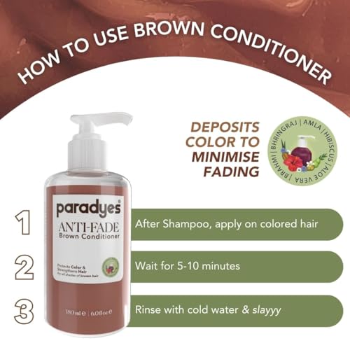 Image of paradyes Anti Fade Brown Fresh Conditioner For All Types Of Hair, 1 Count