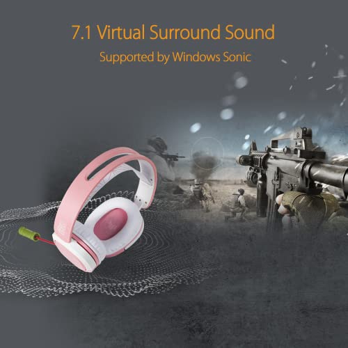 Asus Tuf Gaming H1 Wired Headset (Discord Certified Mic,7.1 Surround Sound,40Mm Drivers,3.5Mm, Lightweight,For Pc,Switch,Ps4,Ps5,Xbox One,Xbox Series X | S,And Mobile Devices) Demon Slayer Nezuko #TOP2